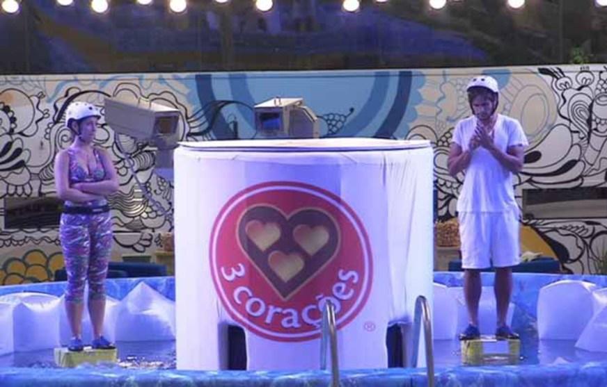 Andressa e André permanecem em prova de resistência no BBB 13