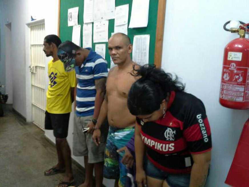 Quadrilha é presa por tráfico de drogas e porte ilegal