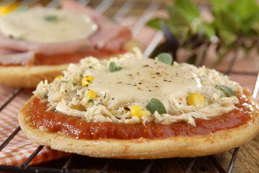 Pizza com Creme e Frango