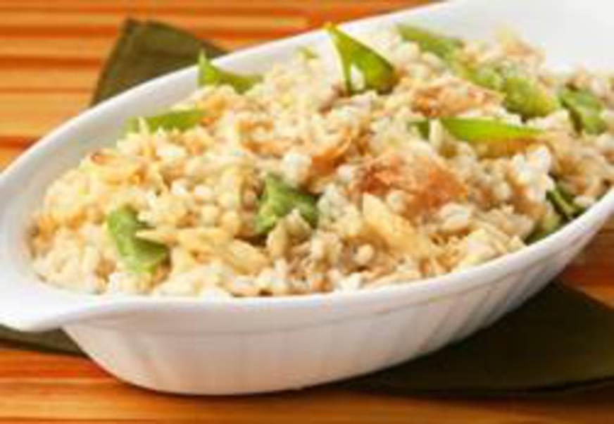 Risoto de bacalhau