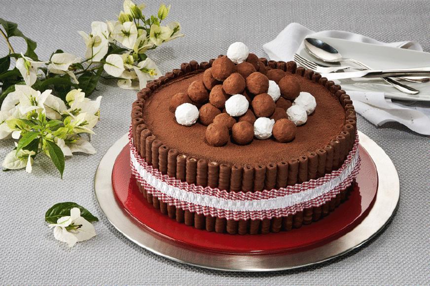 Torta torre trufada