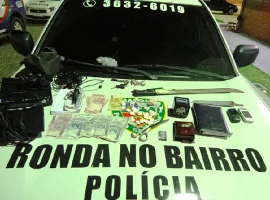 Trio é preso com drogas na Zona Sul de Manaus