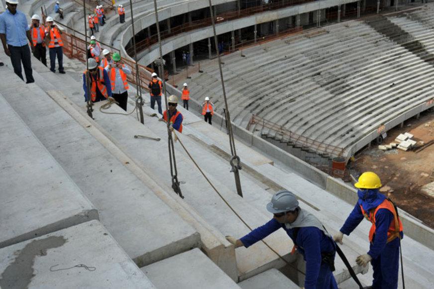 Concluída montagem das arquibancadas da Arena da Amazônia