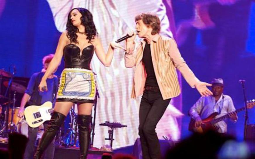 Katy Perry canta com os Rolling Stones em Las Vegas