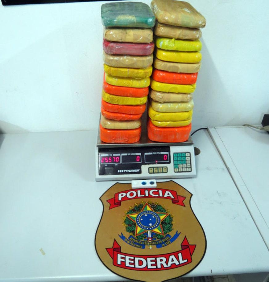 25 quilos de pasta base de cocaína são apreendidos no interior do AM