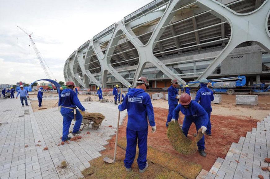 Perícia na Arena da Amazônia não impede continuidade das obras