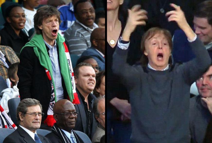 Jagger e McCartney vêm torcer pela Inglaterra em Manaus
