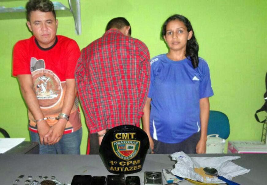 Polícia prende suspeitos e apreende drogas em Autazes durante Operação