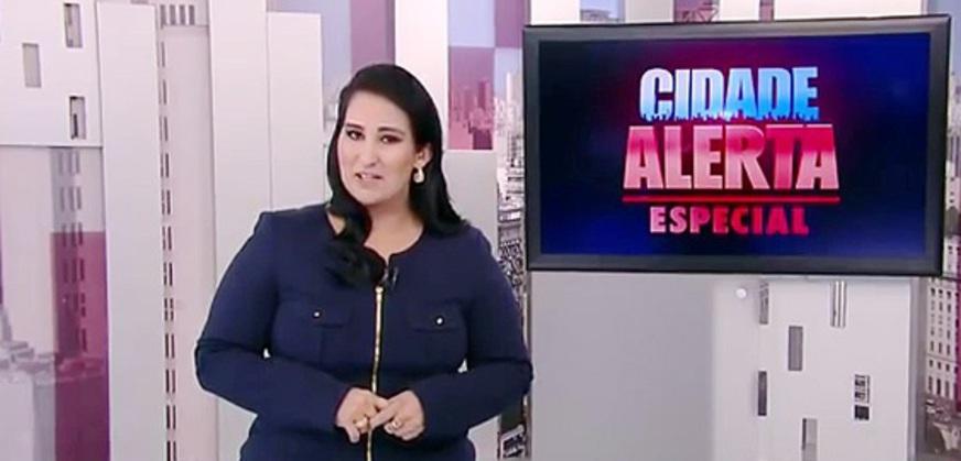 Fabíola Gadelha substitui Marcelo Rezende e aumenta a audiência do programa ‘Cidade Alerta’