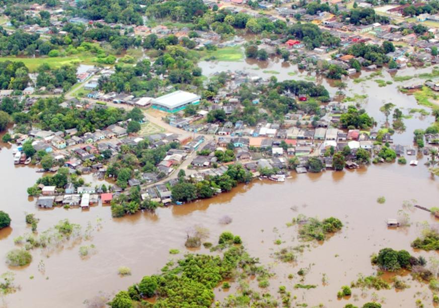 Defesa Civil do Amazonas emite alerta máximo para o Baixo Amazonas