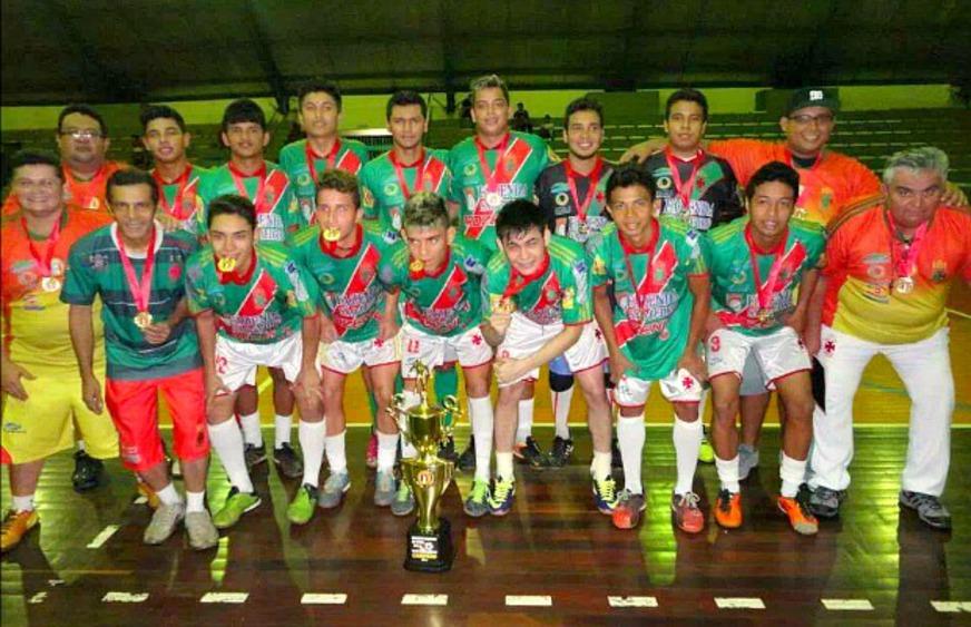Confusão no futsal: Tuna Luso e Liga Esportiva de Coari brigam na Vila Olímpica, em Manaus