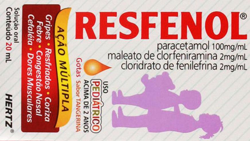 Anvisa suspende distribuição e venda do antigripal Resfenol