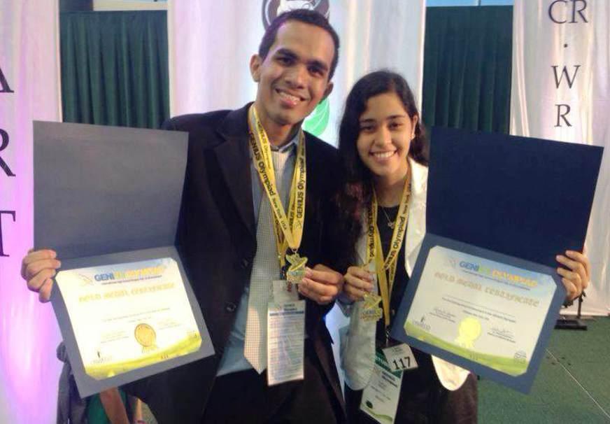 Dupla amazonense conquista medalha de ouro em evento científico nos EUA
