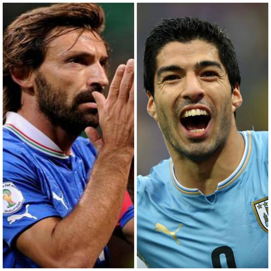 Itália e Uruguai decidem quem continua na Copa