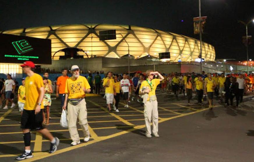 Segundo jogo da Copa do Mundo em Manaus é marcado pela tranquilidade