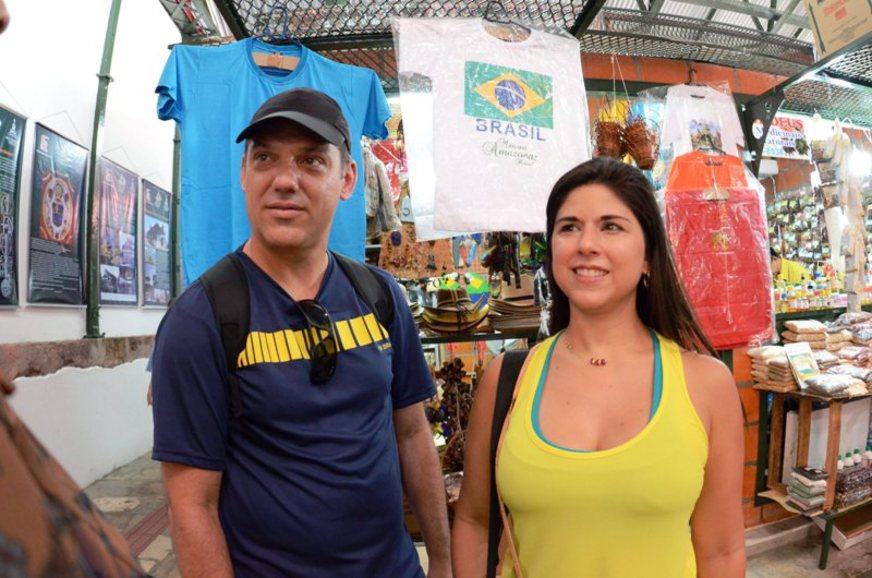 Enchente no Centro é ponto turístico para estrangeiros