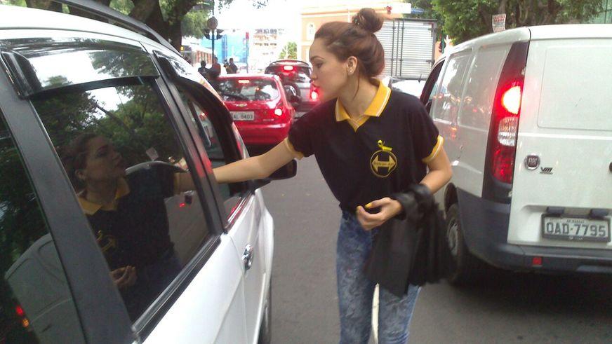 Blitz educativa do Detran-AM fiscaliza trânsito no Centro