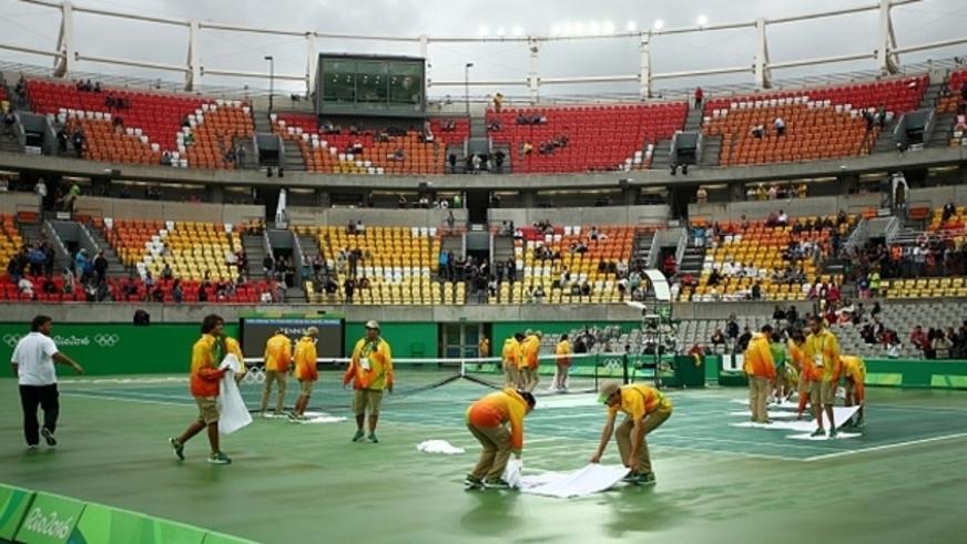 Chuva cancela rodada do Tênis da Rio 2016 desta quarta (10)