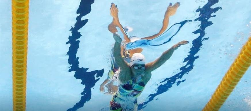 Daynara de Paula fica na semifinal dos 100 metros borboleta, nos Jogos do Rio de Janeiro