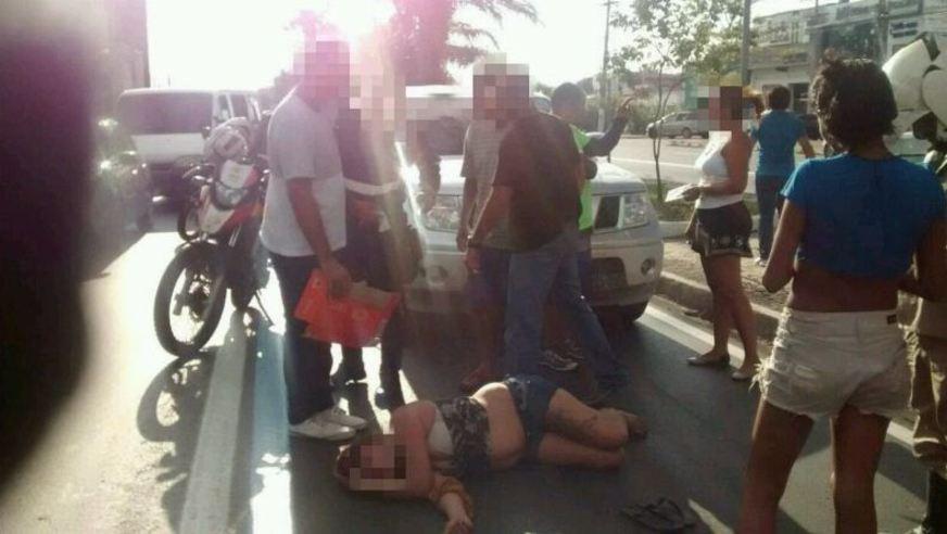 Mulher alcoolizada é atropelada na avenida Noel Nutels, no bairro Cidade Nova