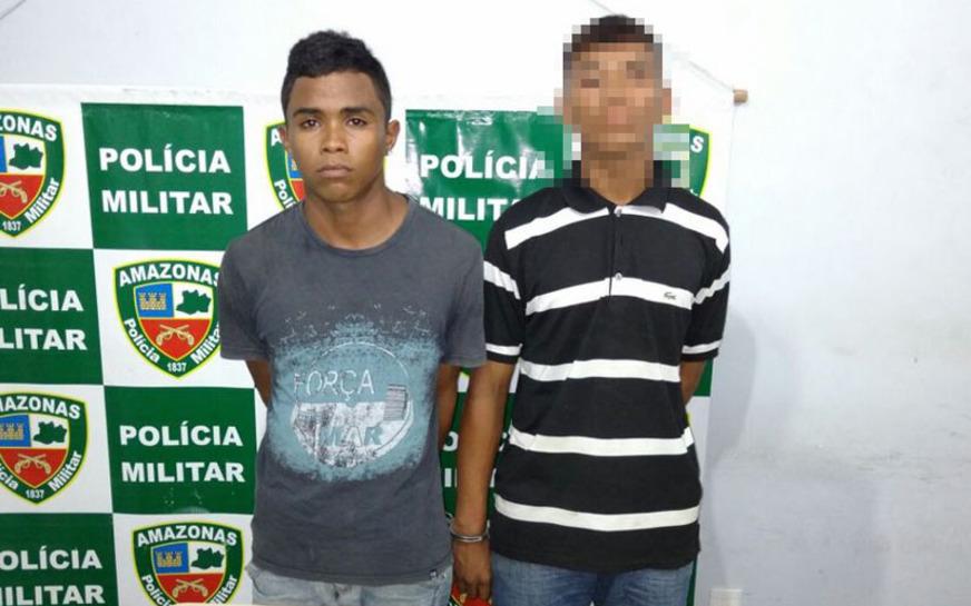 Homem é preso e menor apreendido com arma e munições no Centro de Manaus