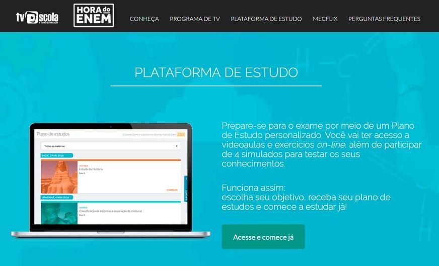 Estudantes têm até o final do dia para fazer simulado do Enem