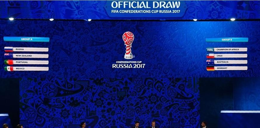 Sorteio define os grupos da Copa das Confederações 2017