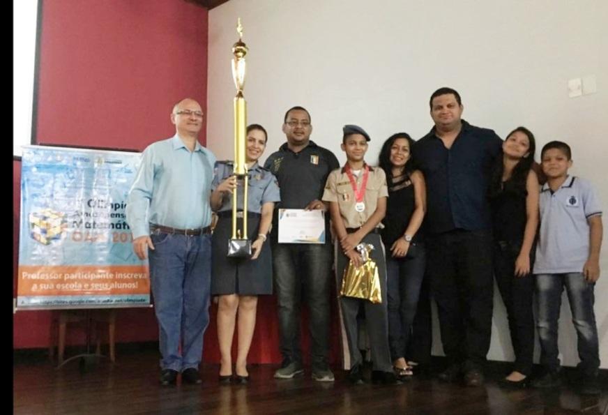 Vencedores da Olimpíada Amazonense de Matemática são premiados pela Seduc