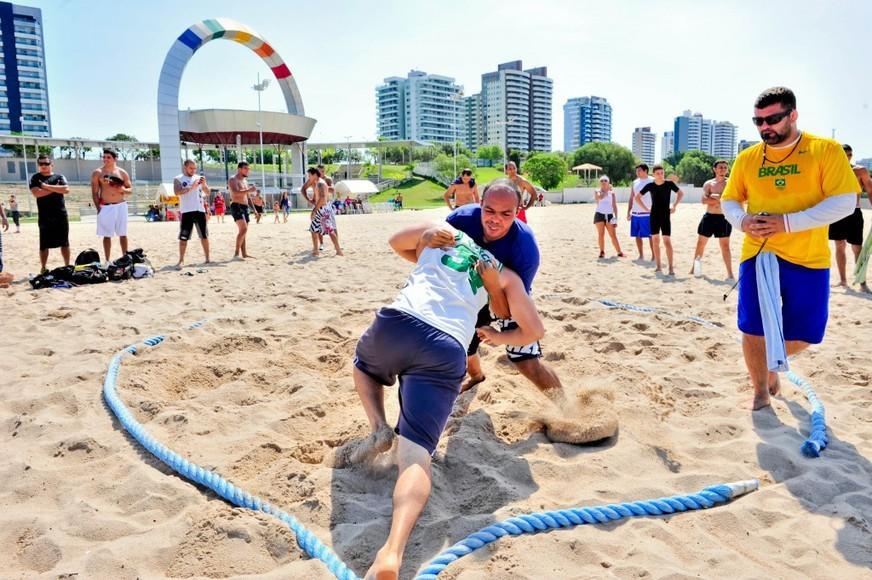 Ponta Negra recebe 2º Desafio de Beach Wrestling, em fevereiro