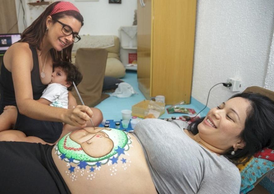 Aulas preparam gestantes para receber bebê