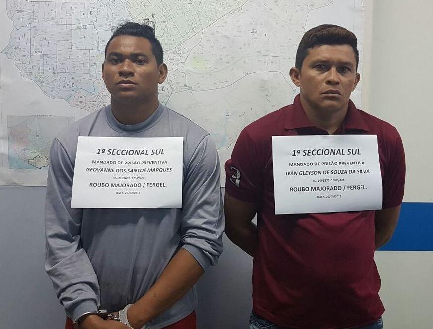 Dupla é presa após furtar R$ 13 mil de caminhão no Centro de Manaus