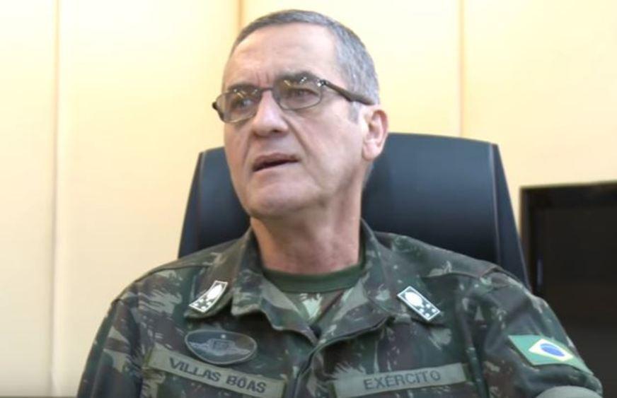 Ex-comandante do CMA, General Villas Bôas revela sofrer de doença degenerativa