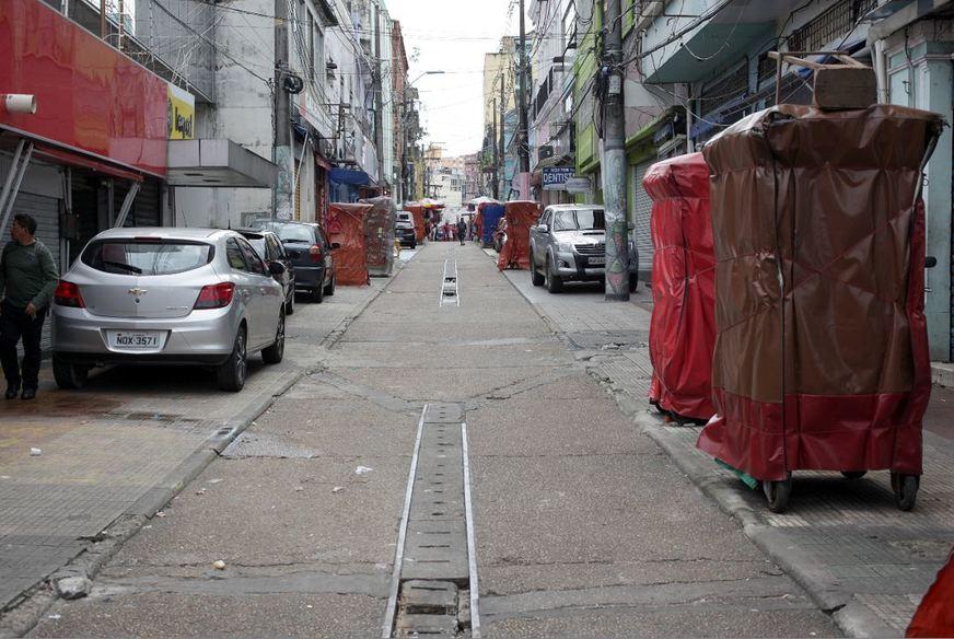 Fim de semana no Centro de Manaus é marcado pela ‘calmaria’