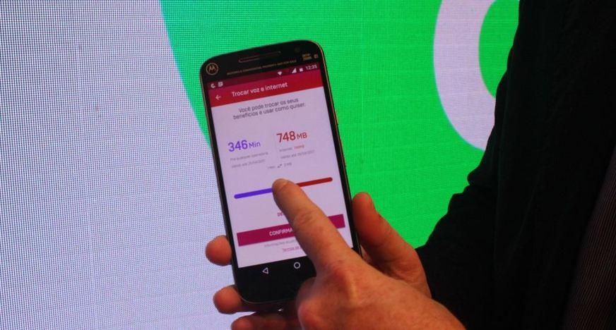 Clientes podem trocar minutos de voz por internet de planos