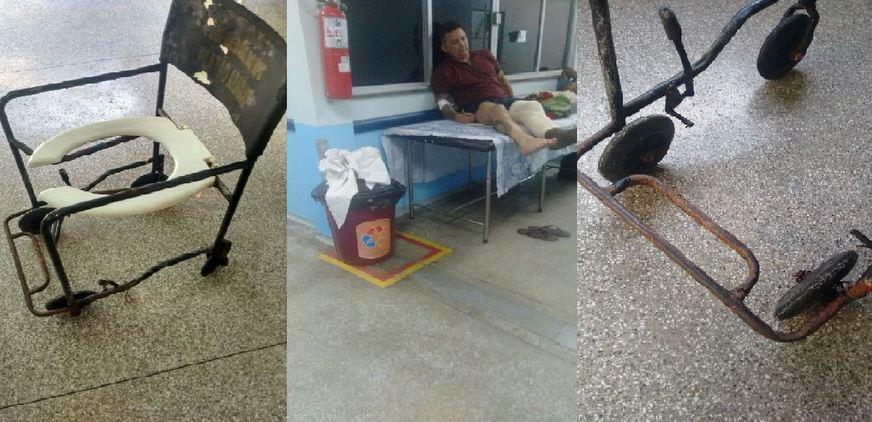 Pacientes são vítimas de furtos e sofrem com precariedade no Hospital Platão Araújo