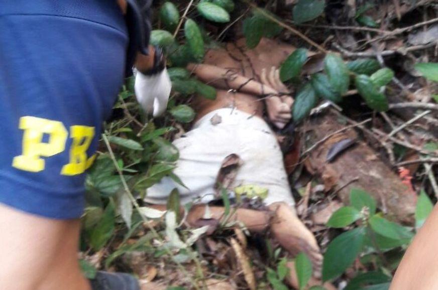 Corpo é encontrado com marca de tiro na cabeça e mãos amarradas na BR-174