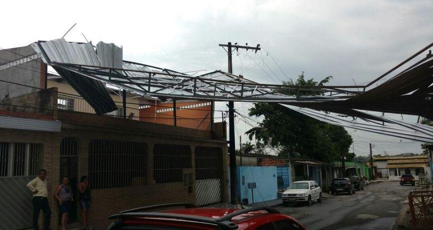 Ventos de forte temporal chegaram até 82,8 km/h, diz Eletrobras Amazonas