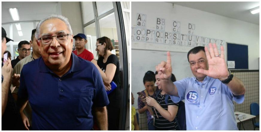 Segundo turno no Amazonas será entre Amazonino Mendes e Eduardo Braga