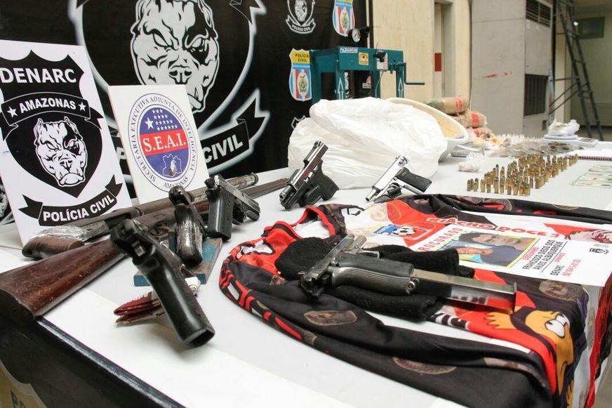 Denarc encontra laboratório com drogas e armas na Zona Norte de Manaus