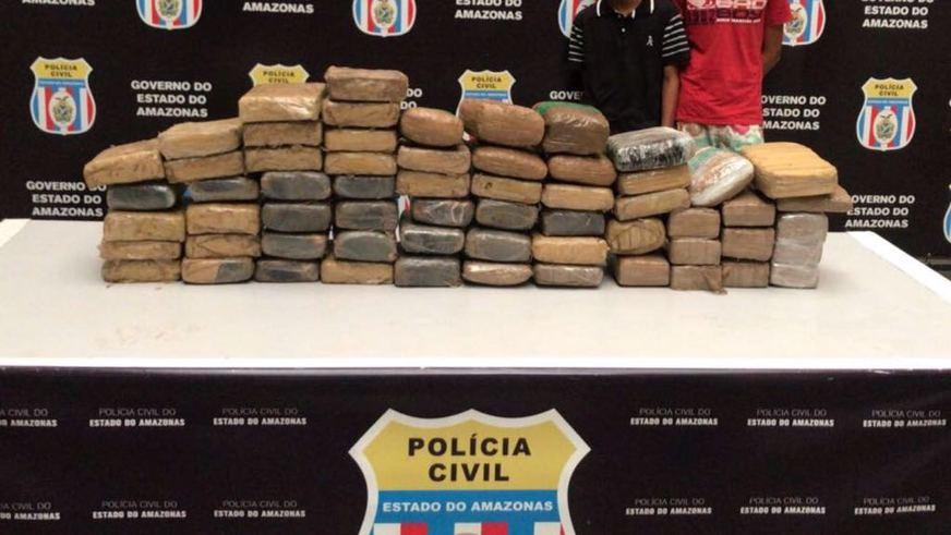Grande quantidade de maconha tipo skunk é apreendida em embarcação