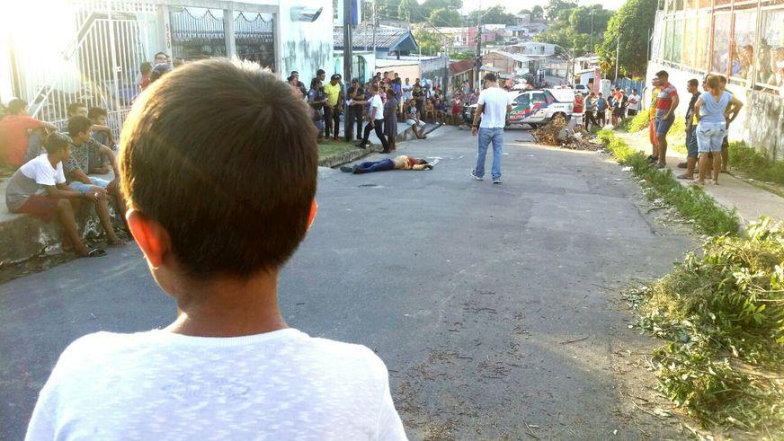 Foragido da Justiça é executado com quatro tiros no Manoa