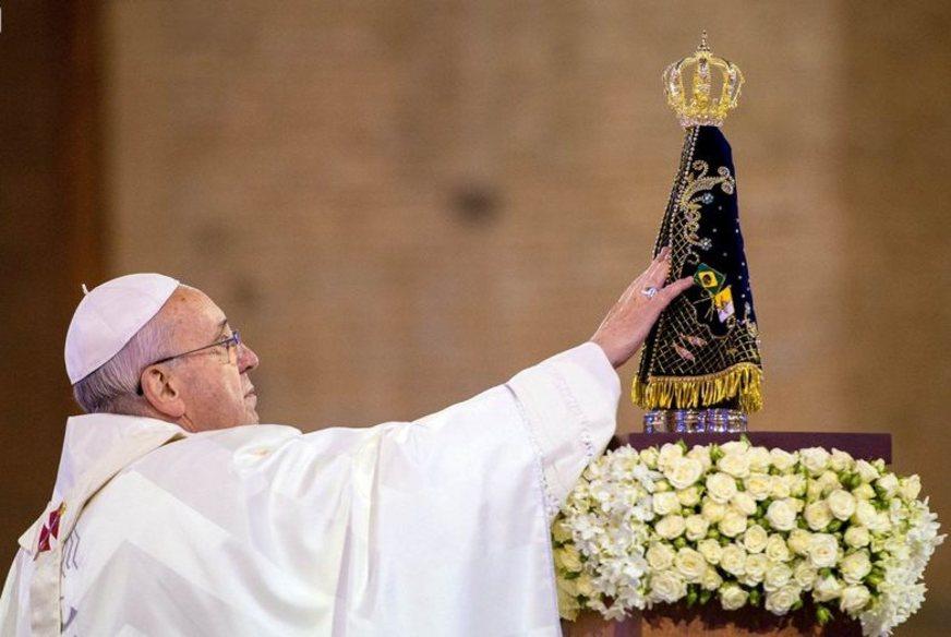 Papa Francisco diz que Nossa Senhora Aparecida abençoa quem trabalha