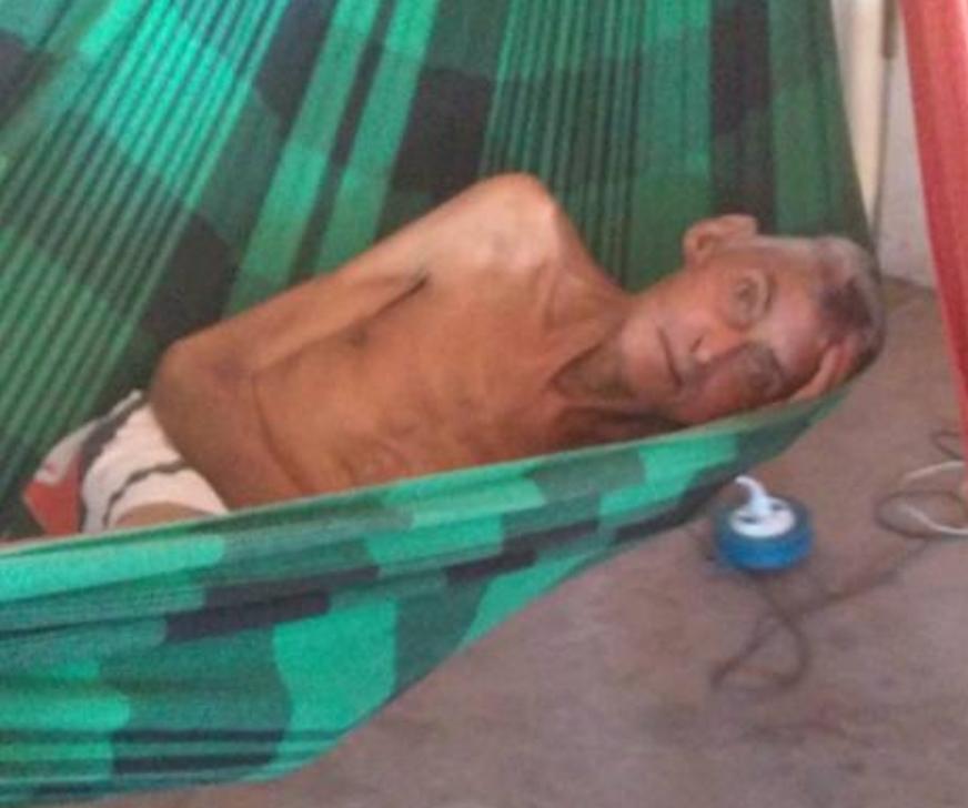Idoso doente e internado em Santarém procura filhos que moram em Manaus