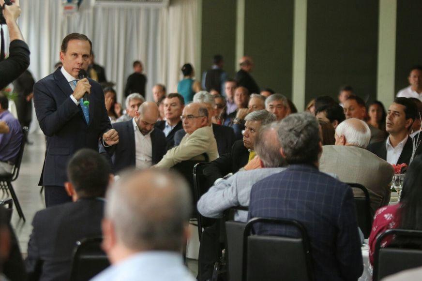 Em palestra, João Doria defende gestão mais liberal e com ‘estado eficiente’