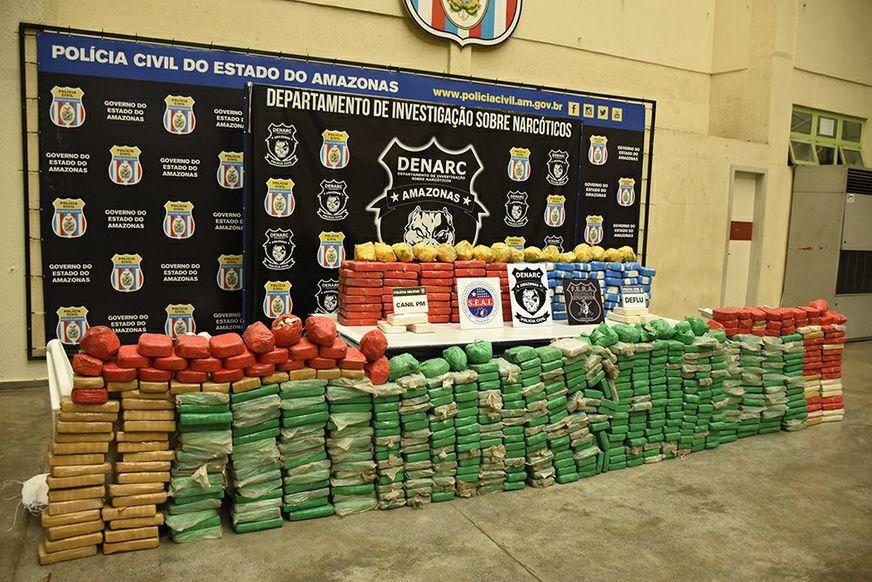 Mais de 11 toneladas de drogas foram apreendidas no Amazonas em 2017