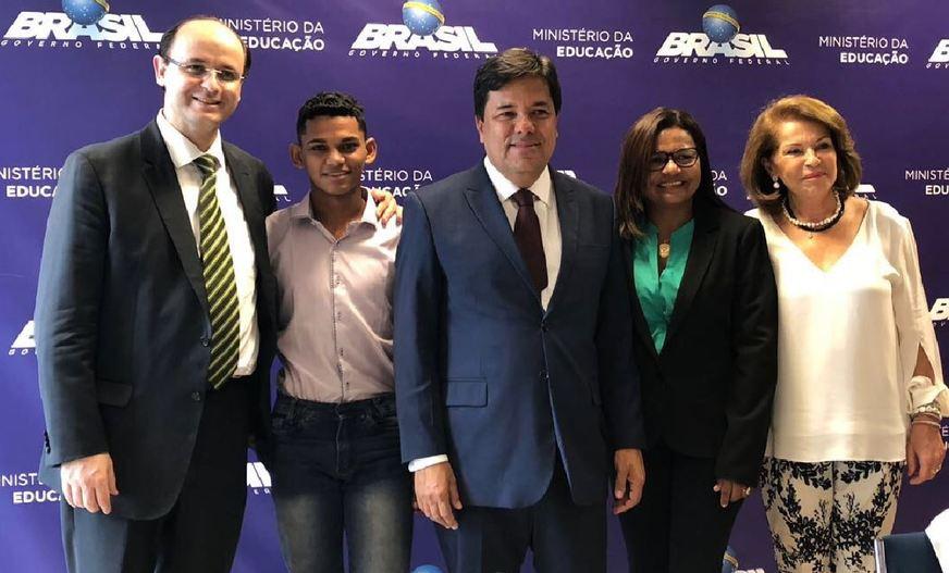 Aluno do Careiro da Várzea é destaque em solenidade no Palácio do Planalto