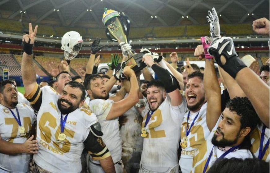 North Lions despacha invicto do campeonato e é bicampeão do Amazonas Bowl