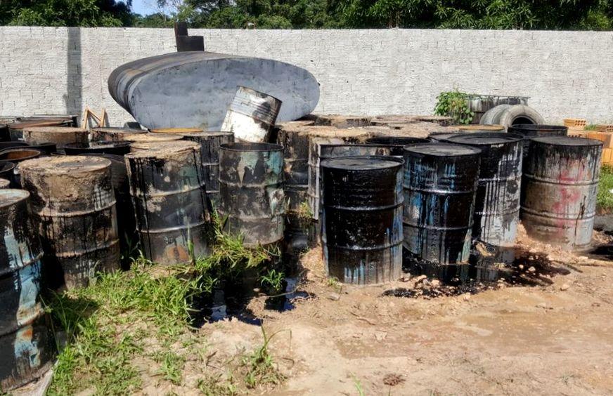 Ipaam interdita duas fábricas de asfalto sem licença ambiental em Itapiranga, no AM