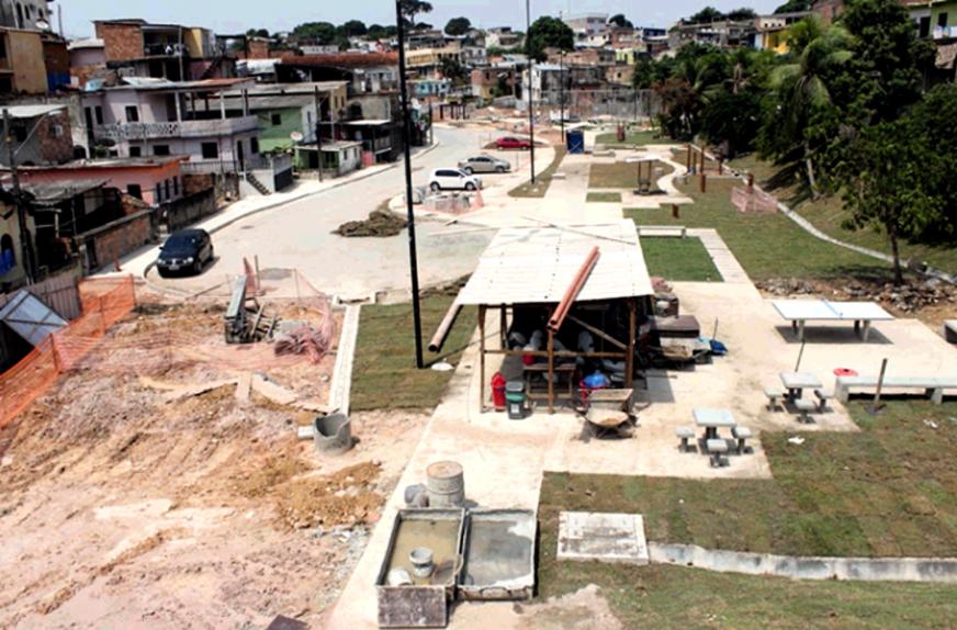 Rua no bairro São Raimundo é interditada até abril devido a obras do Prosamim III