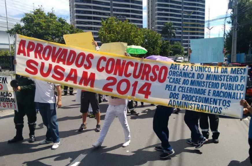 Amazonino anuncia chamada de aprovados de concurso de 2014 da Susam